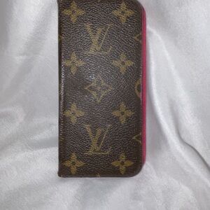 Louis Vuitton Brown and Pink Monogram Phone Case